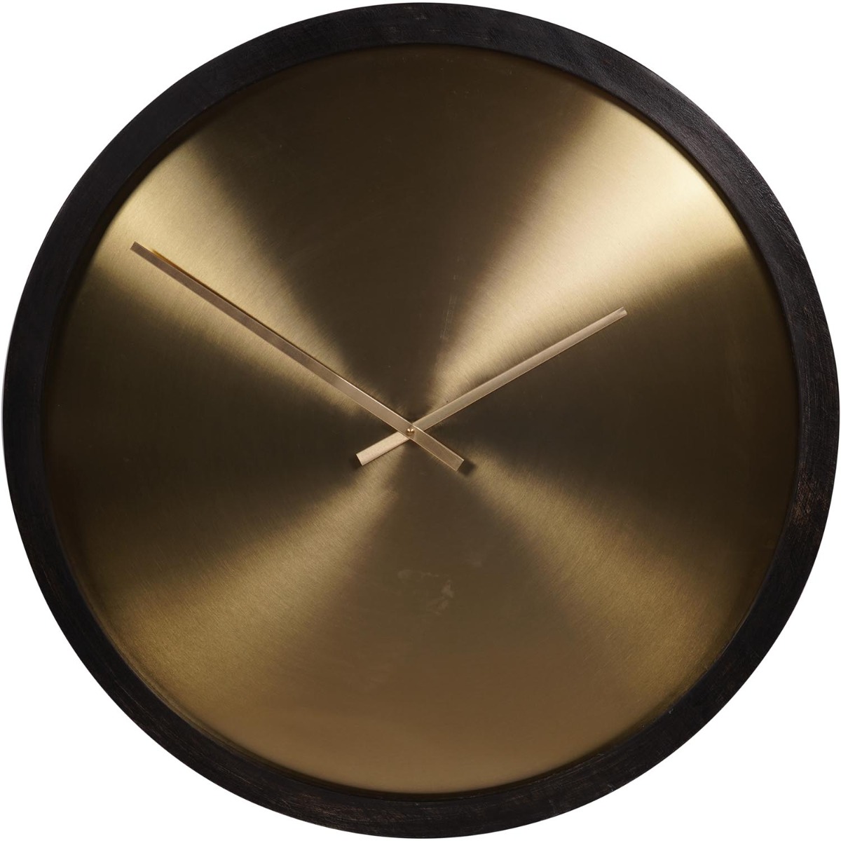 Iron Dial Wall Clock with Wooden Frame L by Libra Designs | Style Our Home
