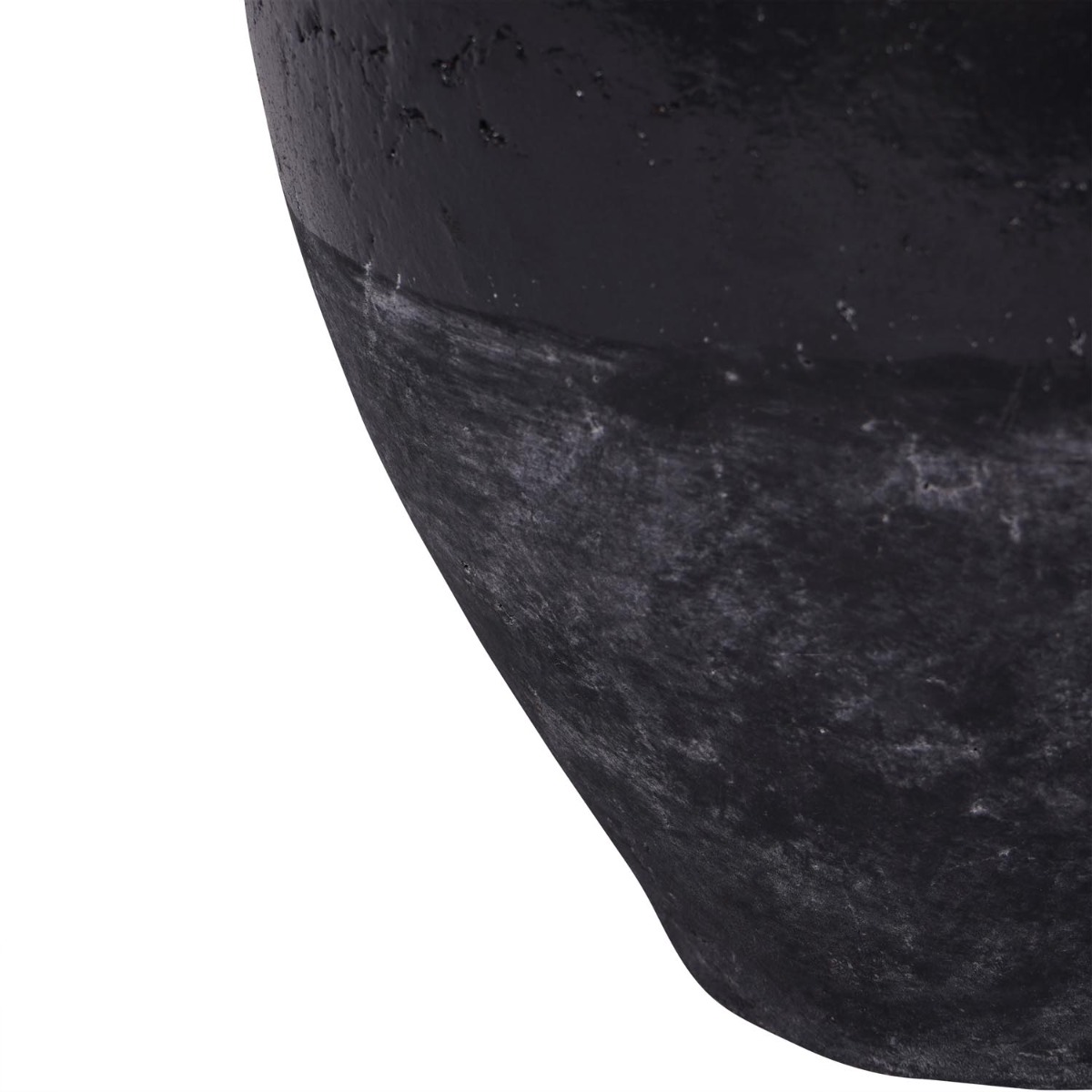 Skyline Black Terracotta Table Lamp with Shade Large E27 LED GLS by Libra Designs | Style Our Home