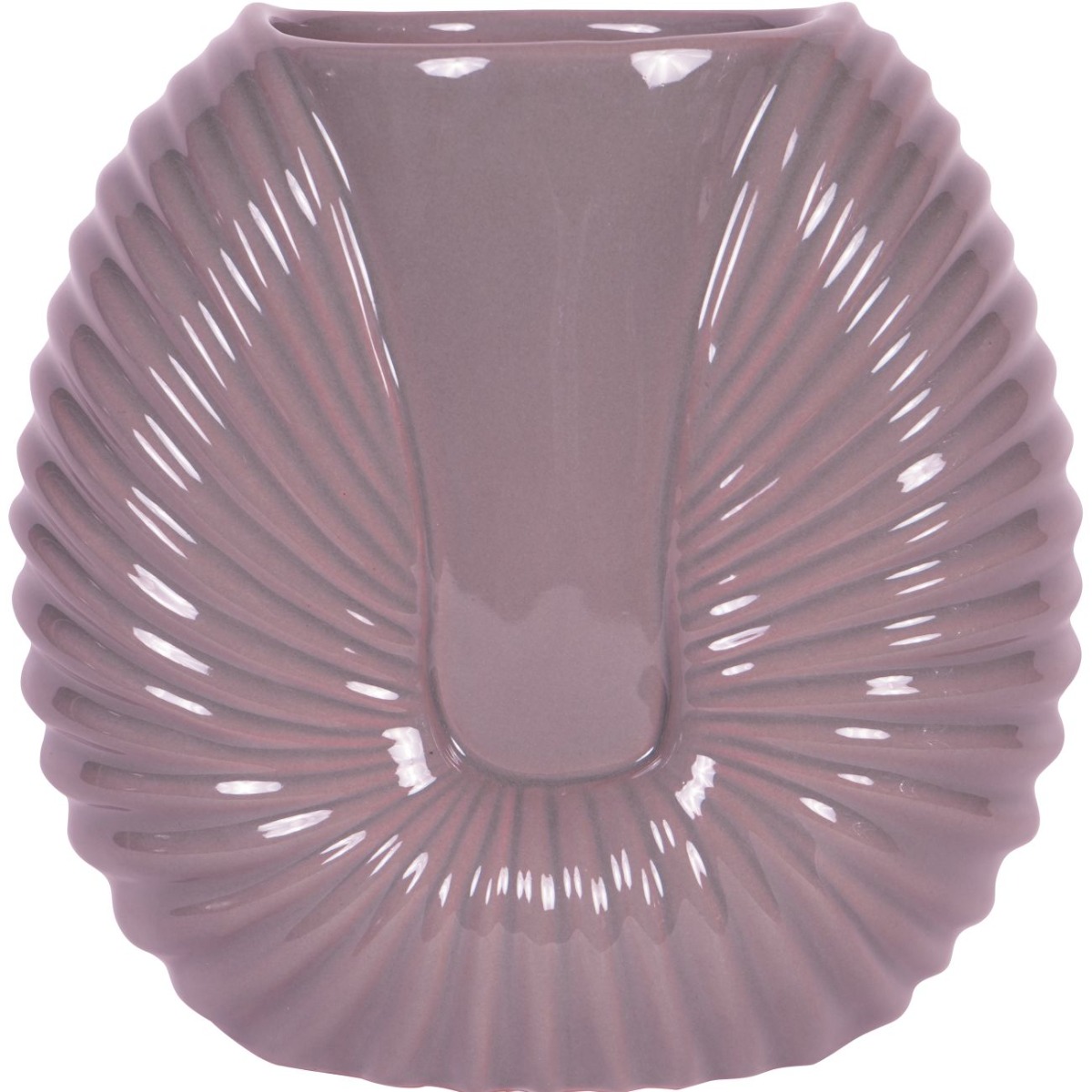 Laura Ashley Pink Harriston Stoneware Conche Vase by Ora Designs | Style Our Home