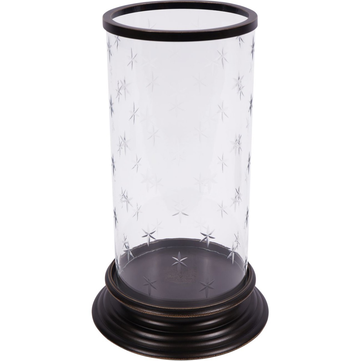 Laura Ashley Dark Bronze Cleverton Hurricane Lamp Large by Ora Designs | Style Our Home