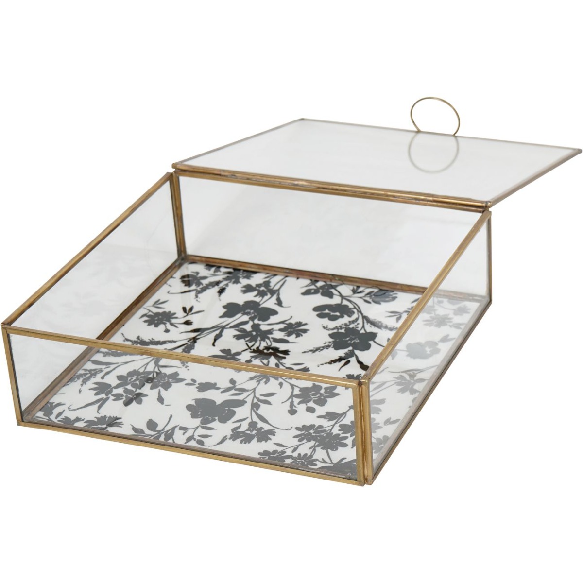 Laura Ashley Clear Single Glass Box In Rye Large by Ora Designs | Style Our Home