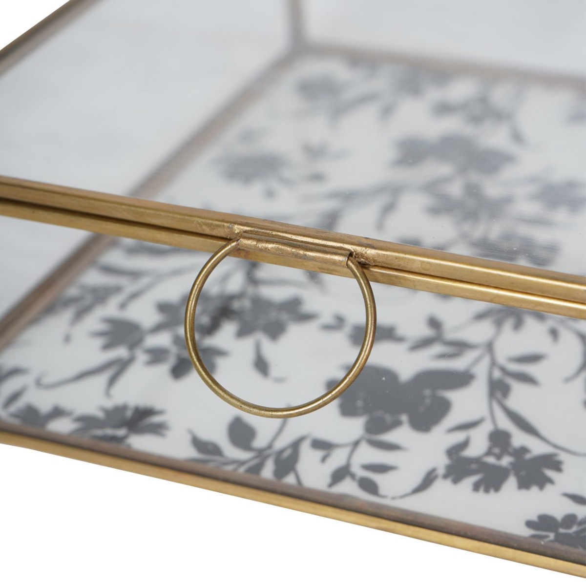 Laura Ashley Clear Single Glass Box In Rye Large by Ora Designs | Style Our Home