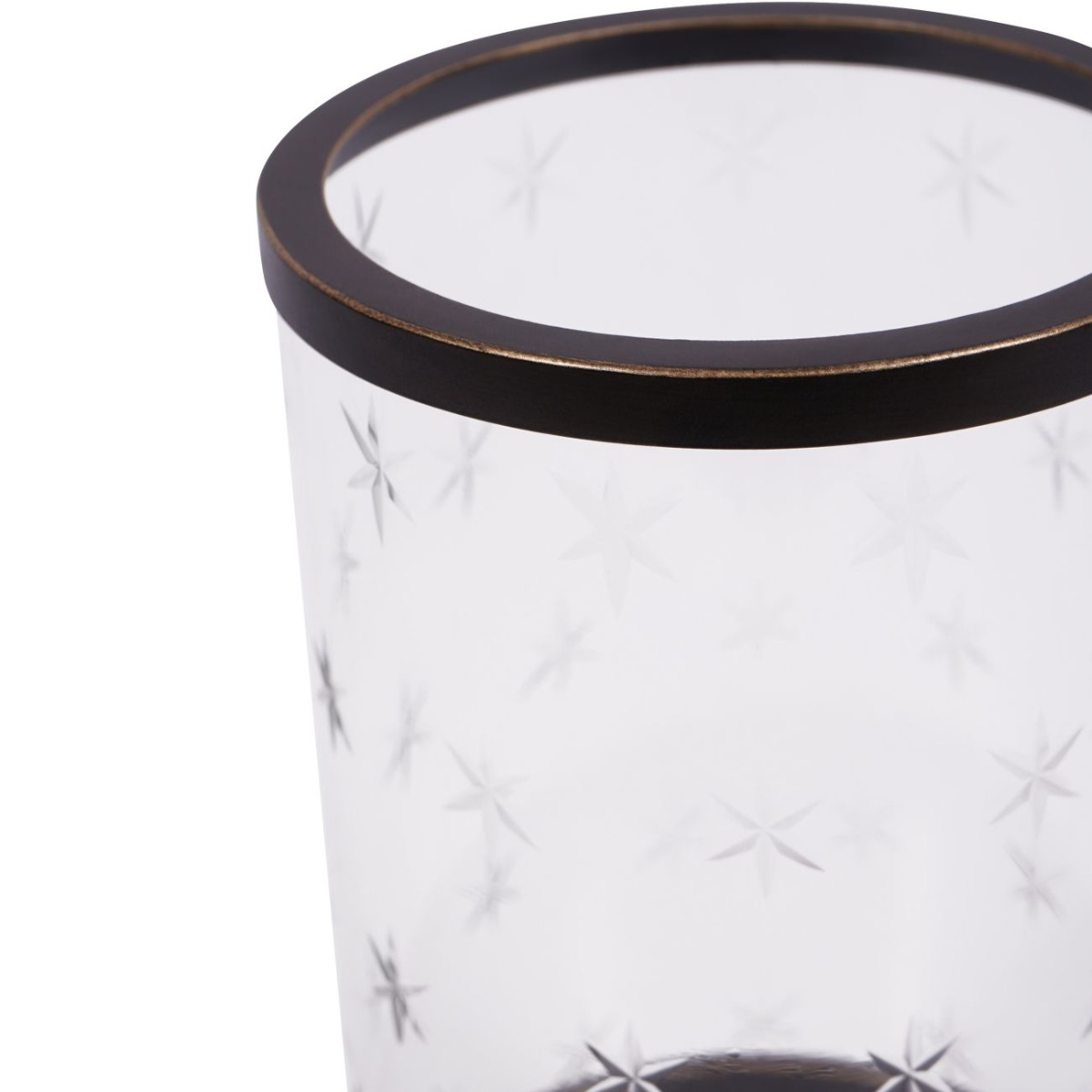 Laura Ashley Dark Bronze Cleverton Hurricane Lamp Medium by Ora Designs | Style Our Home