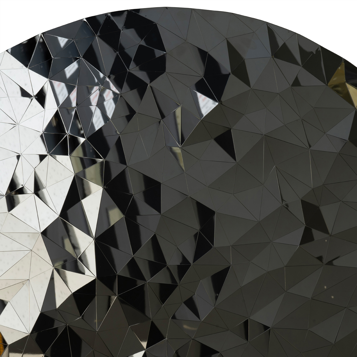 Stainless Steel Mosaic Wall Disc by Libra Designs | Style Our Home