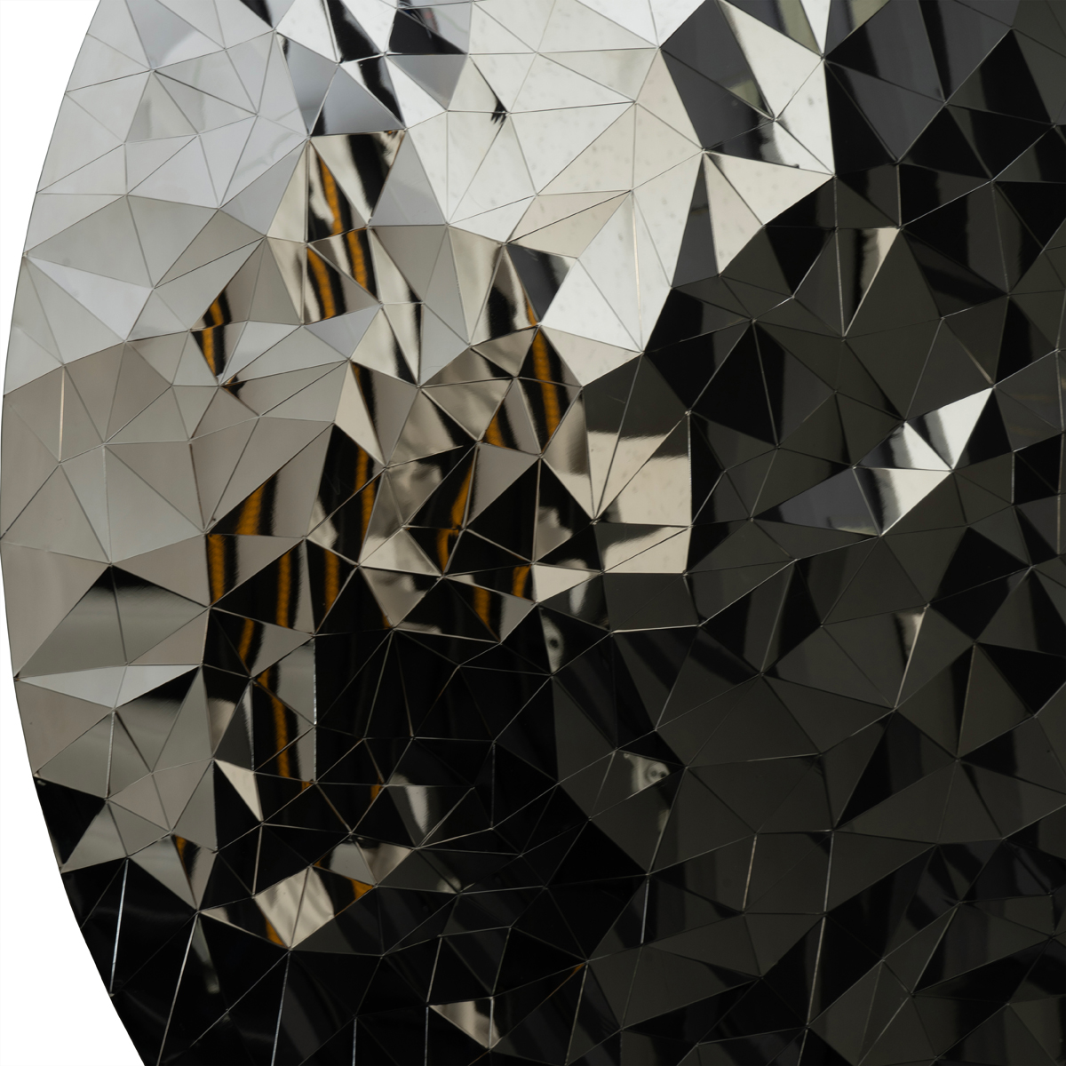 Stainless Steel Mosaic Wall Disc by Libra Designs | Style Our Home