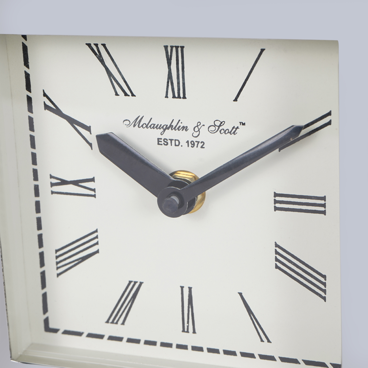 Plaza Nickel Mantel Clock by Libra Designs | Style Our Home