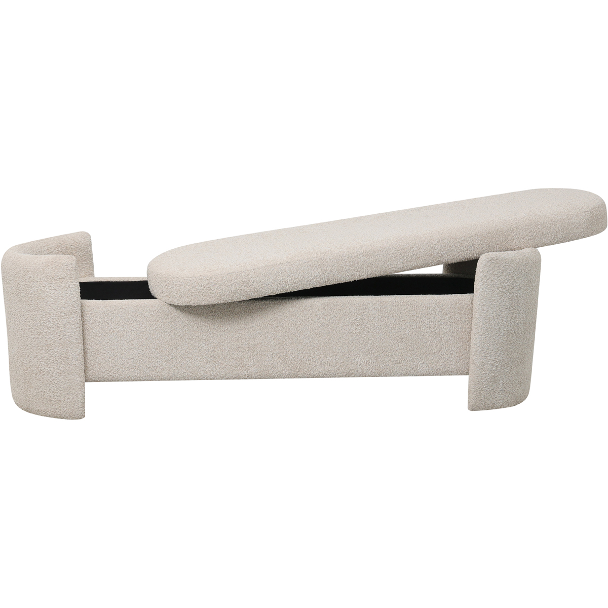 Waverley Upholstered Storage Bench Cream by Libra Designs | Style Our Home