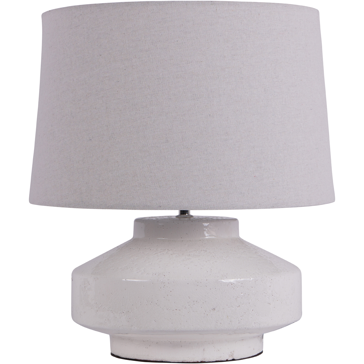 San Sebastian Terracotta Table Lamp White by Libra Designs | Style Our Home