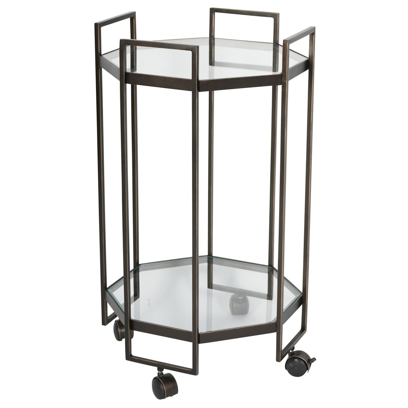 Cecilia Gilded Bronze Drinks Trolley by Ora Designs | Style Our Home