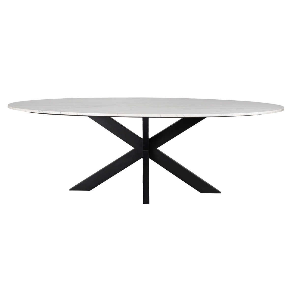 Lexington 230cm White Oval Dining Table by Richmond Interiors | Style Our Home 