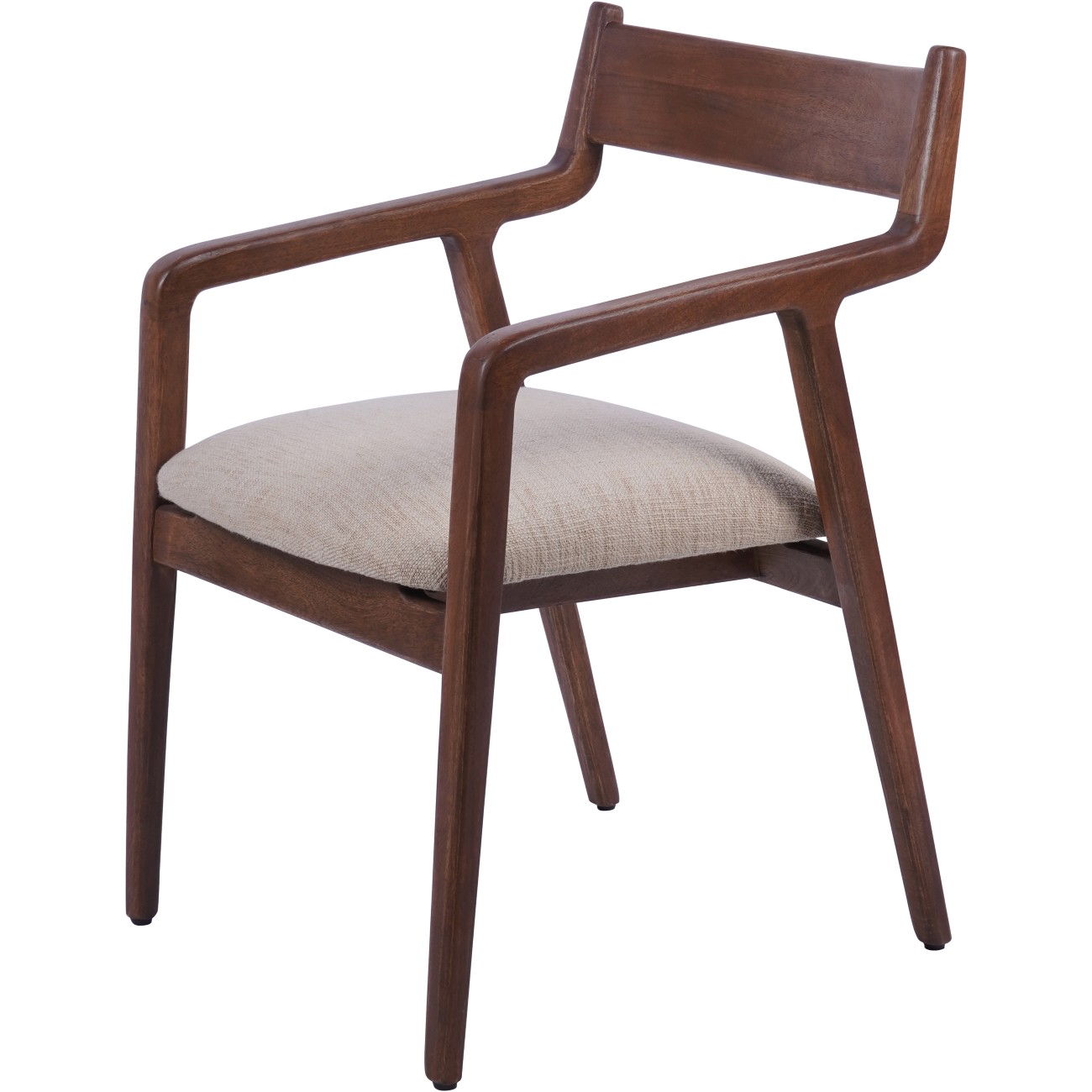 Monty Wooden Upholstered Dining Chair in Beige by Ora Designs | Style Our Home