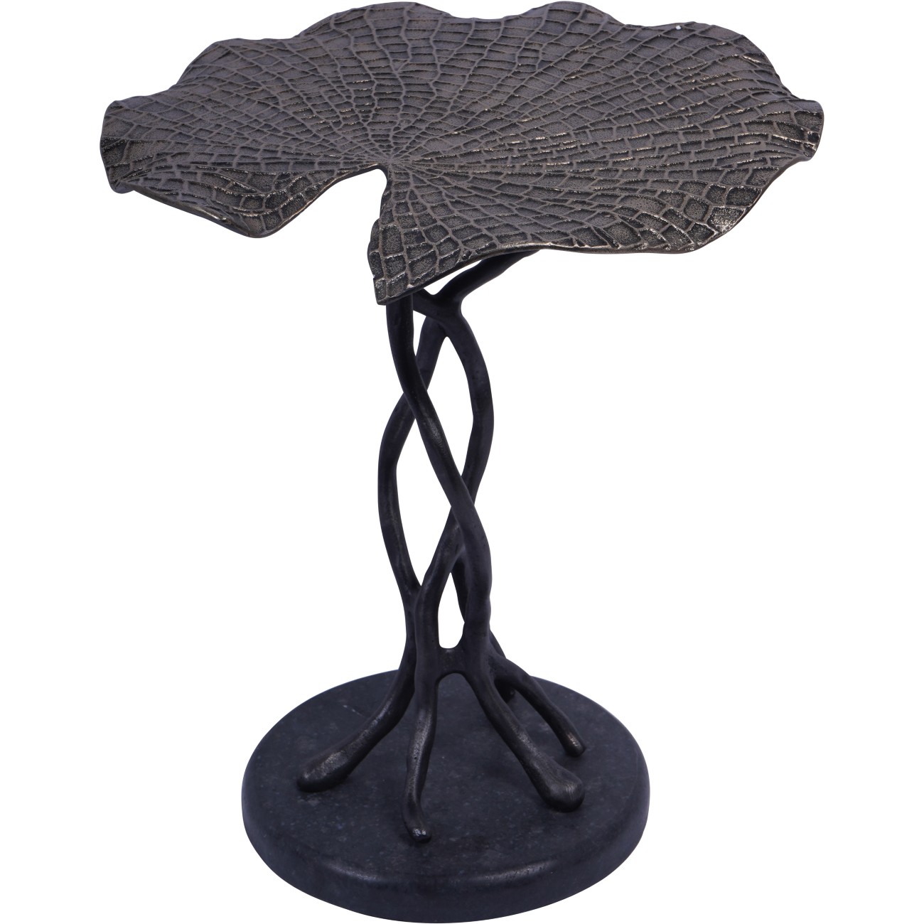Lily Pad Leaf Side Table in Cast Aluminium by Ora Designs | Style Our Home