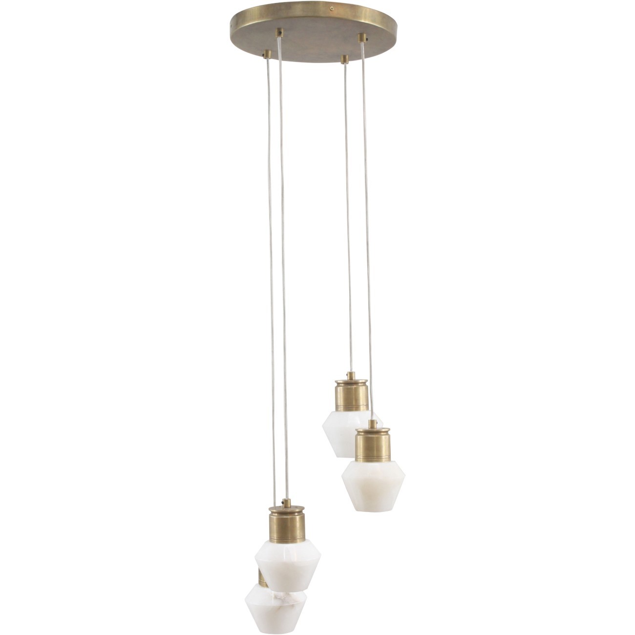 Algen 4 Light Alabaster Pendant by Ora Designs | Style Our Home