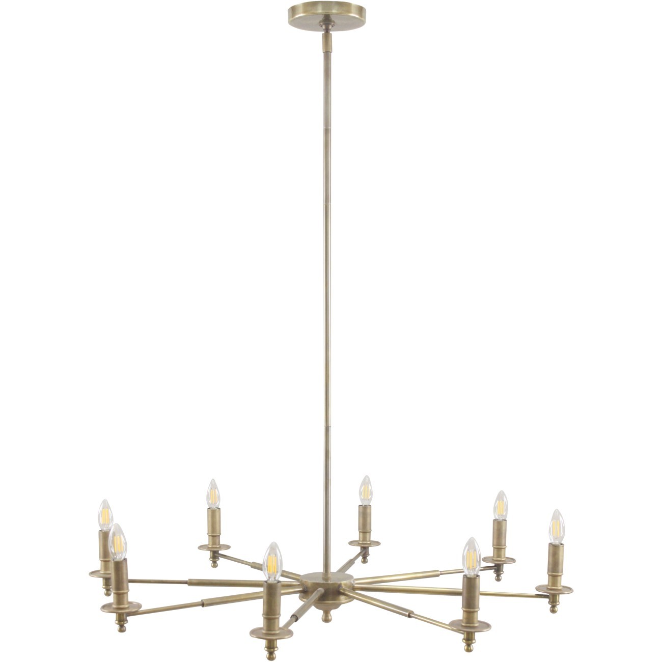 Blithe 8 Light Brass Chandelier by Ora Designs | Style Our Home