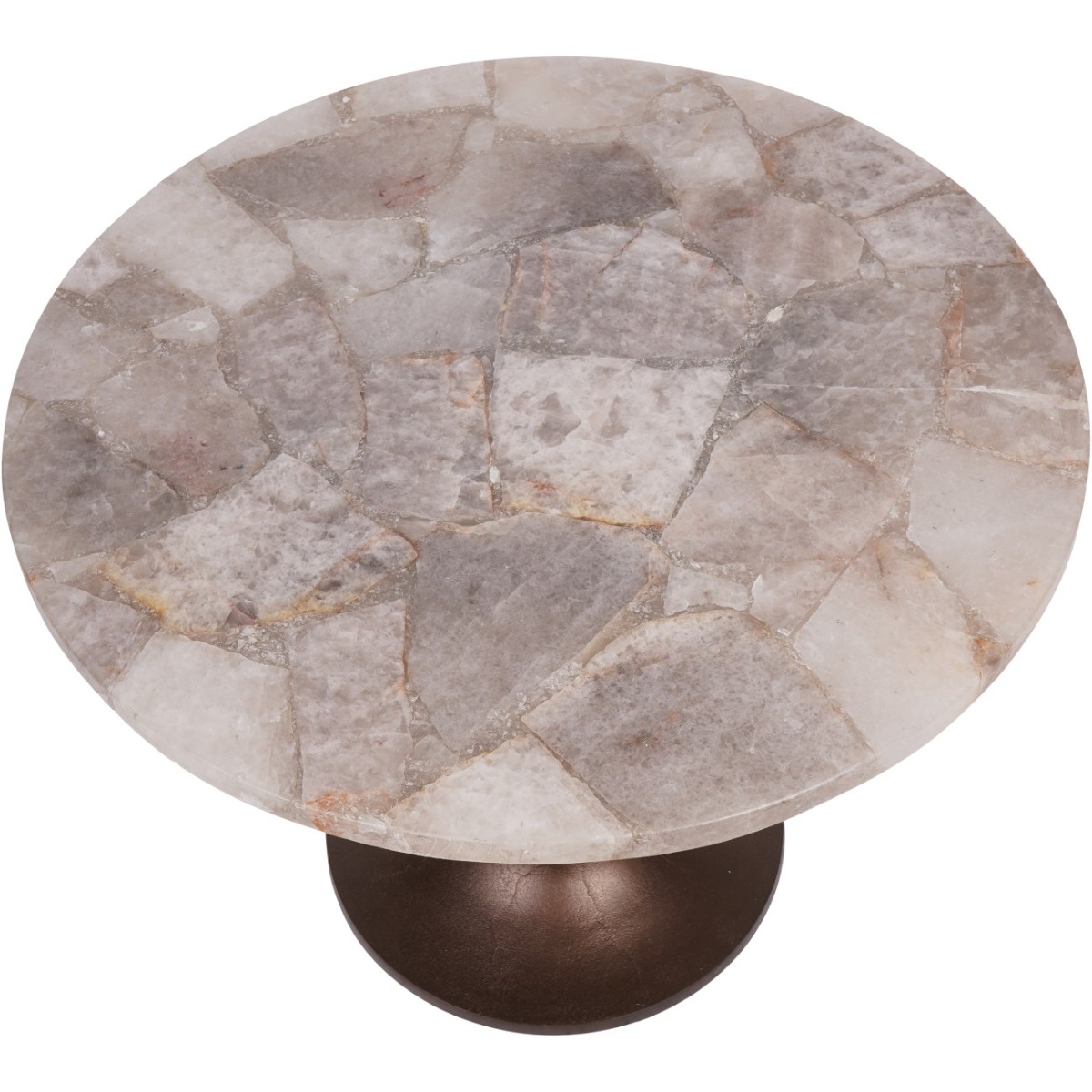 Bosworth Smokey Quartz Side Table 60cm by Ora Designs | Style Our Home