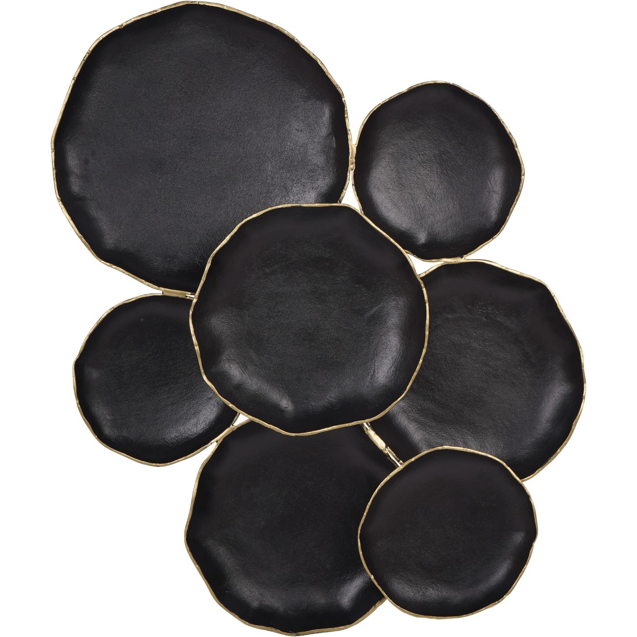 Aslo 7 Disc Black Metal Wall Art by Ora Designs | Style Our Home