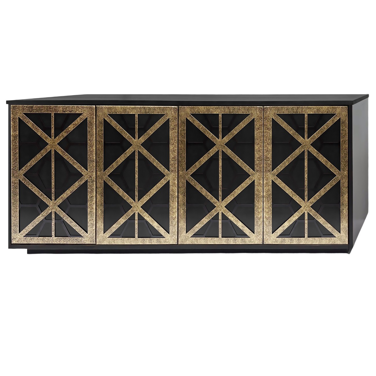 Reeno Fretwork 4 Door Buffet Sideboard by Ora Designs | Style Our Home
