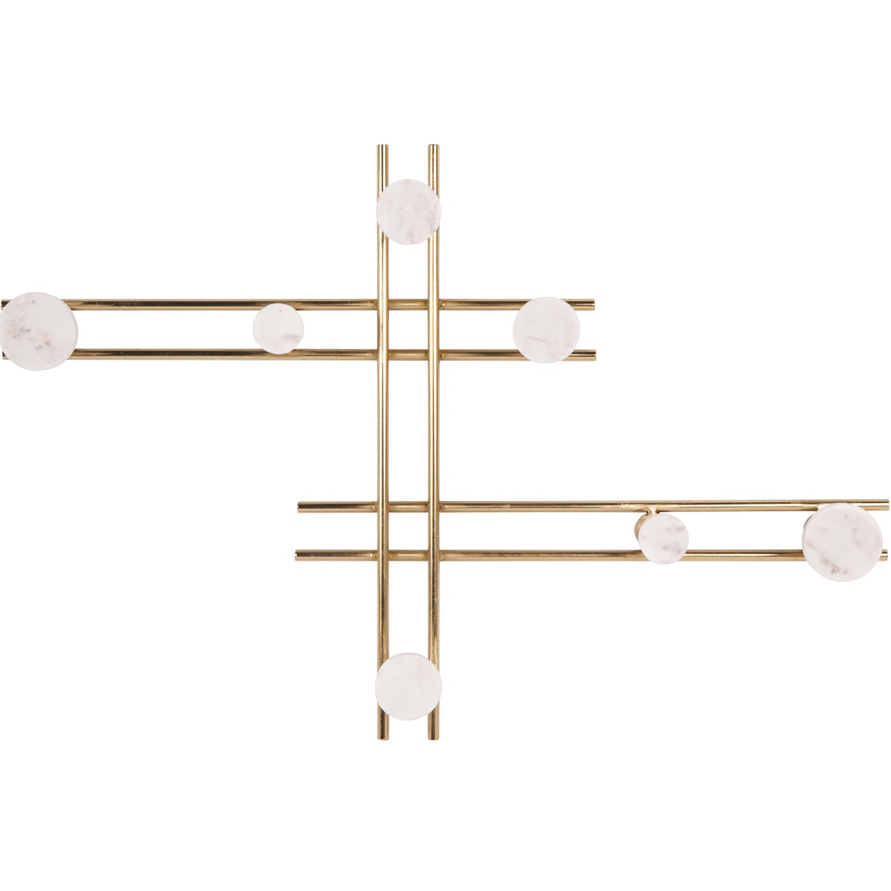 Genova Iron and Marble Seven Wall Hanger by Ora Designs | Style Our Home