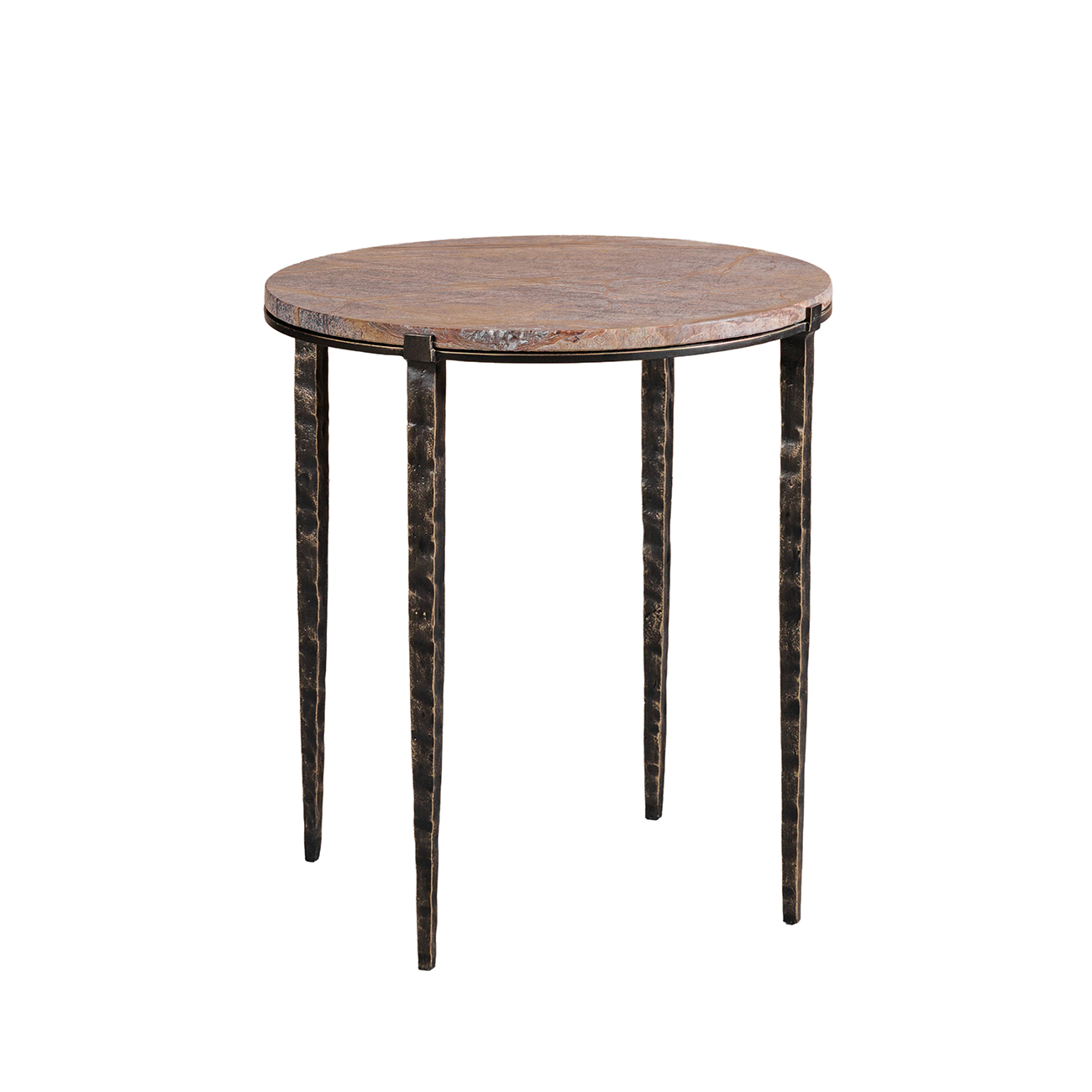 Leto Forest Brown Marble Side Table by Ora Designs | Style Our Home