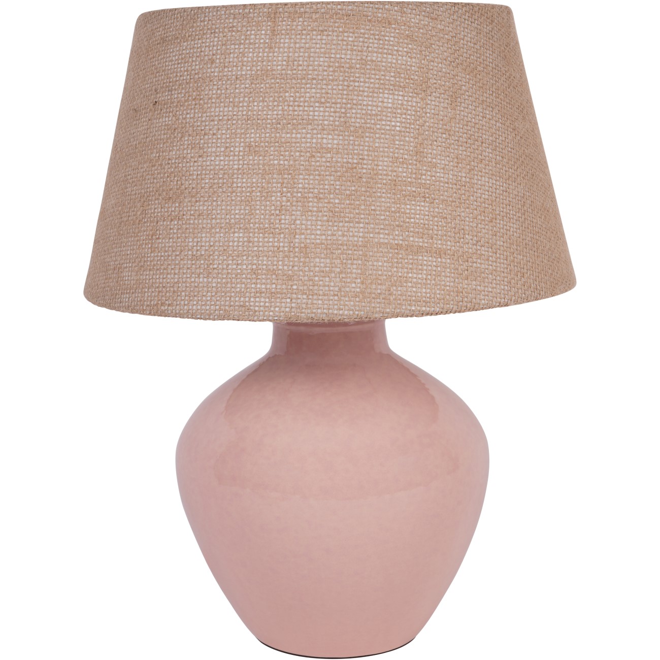 Aubrey Dusky Pink Ceramic Table Lamp Small E27 60W by Ora Designs | Style Our Home