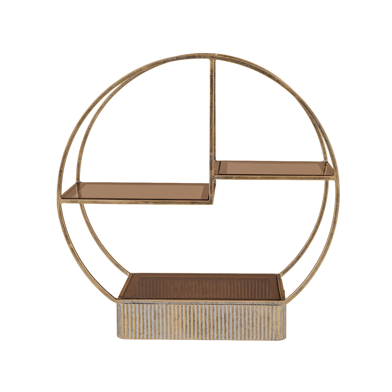 Belvet Aged Gold Multi Tier Buffet Stand Small by Ora Designs | Style Our Home