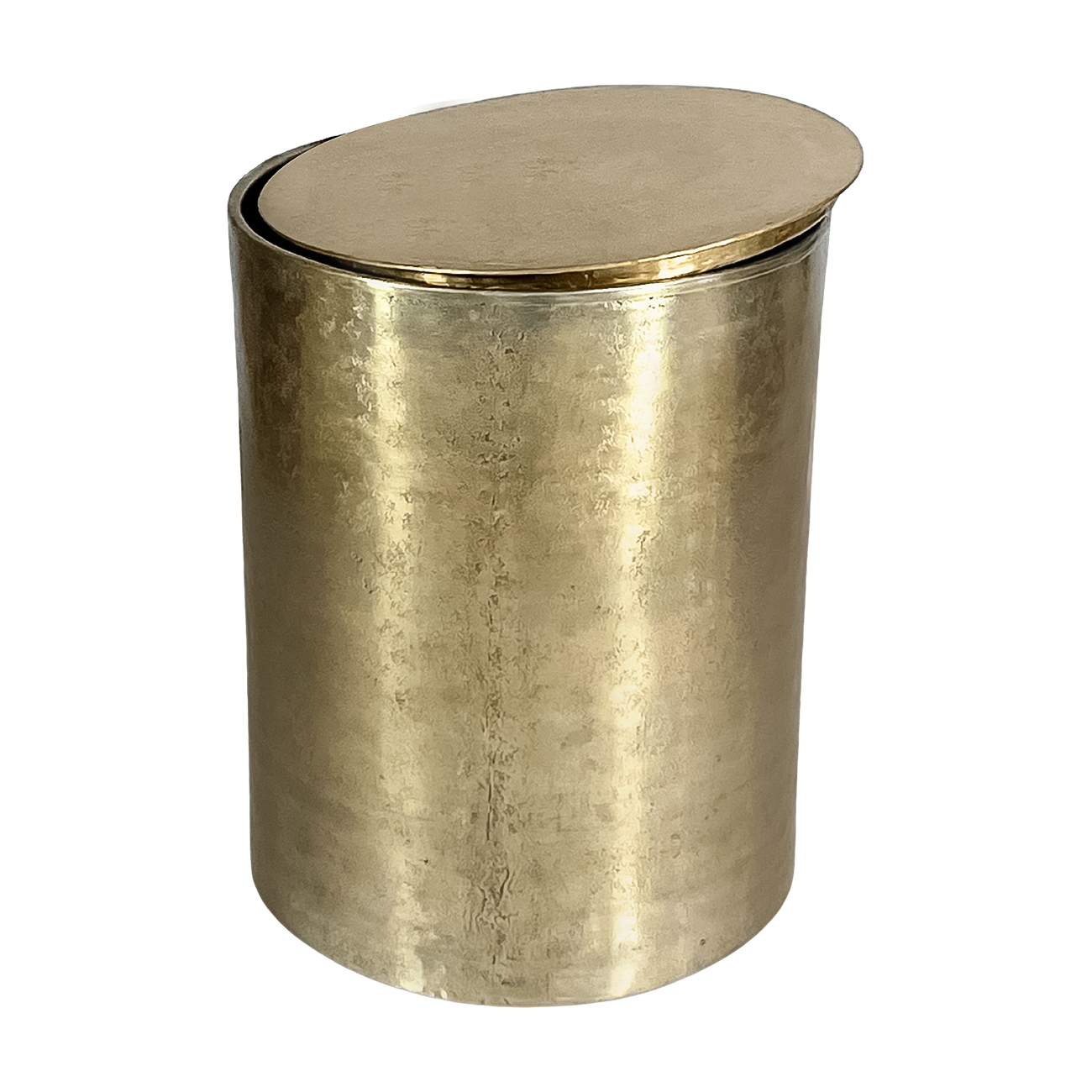 Zander Metal Side Table with Storage 40cm