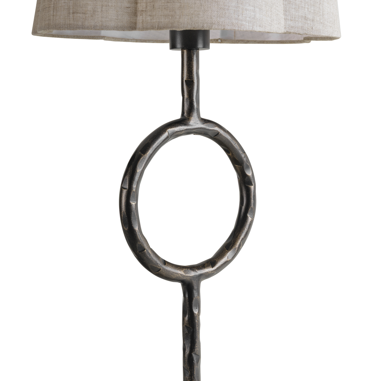 Rutland Table Lamp with Plain Linen Shade
