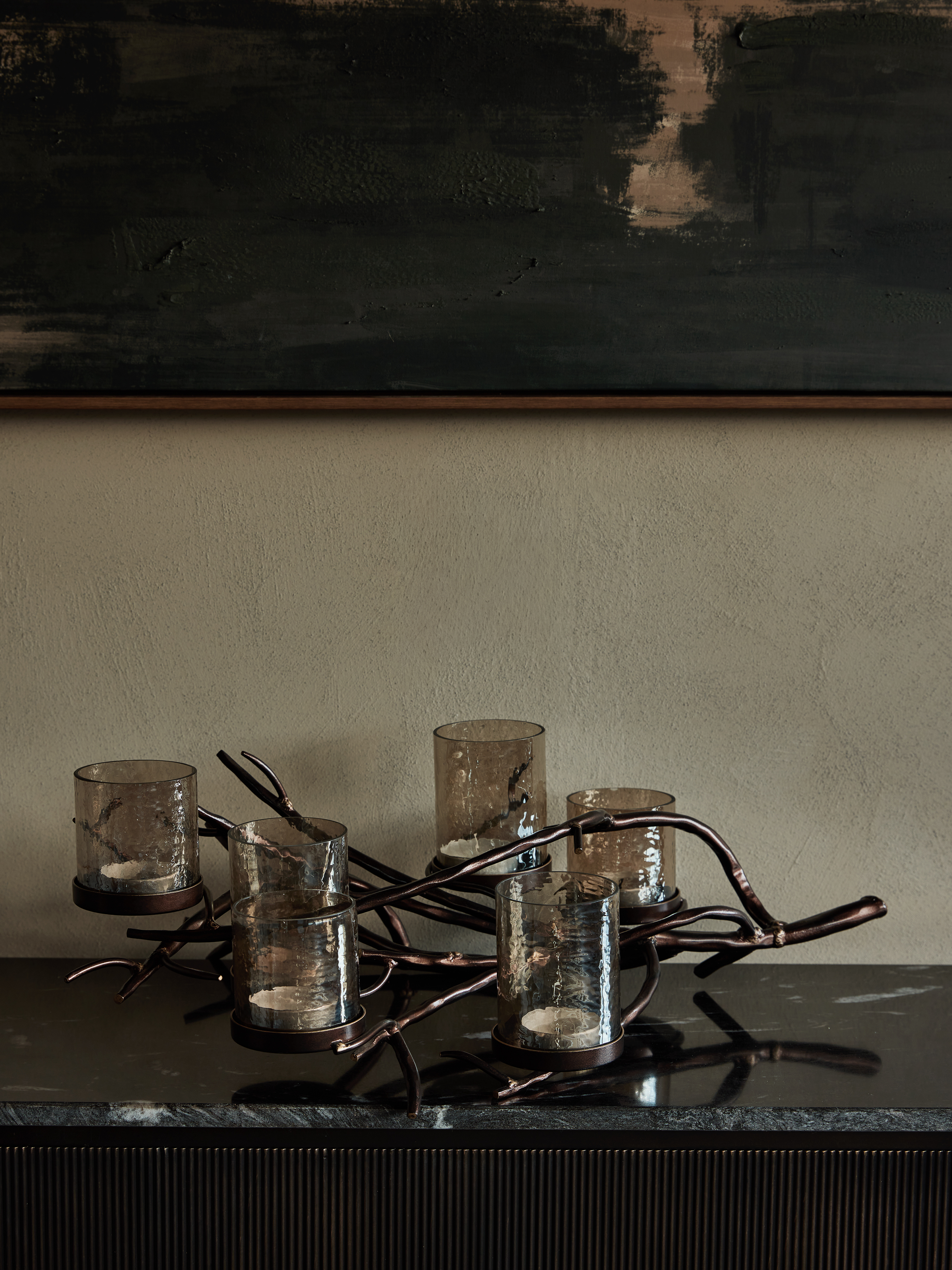 Ember 6 Light Candle Holder