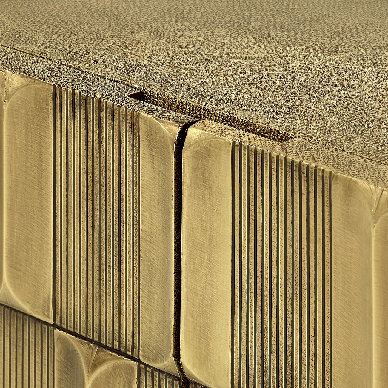 Verano Brass 2 Door Cabinet