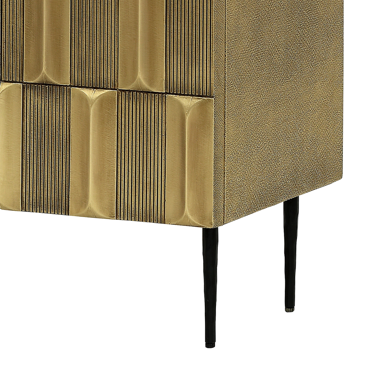 Verano Brass 2 Door Cabinet