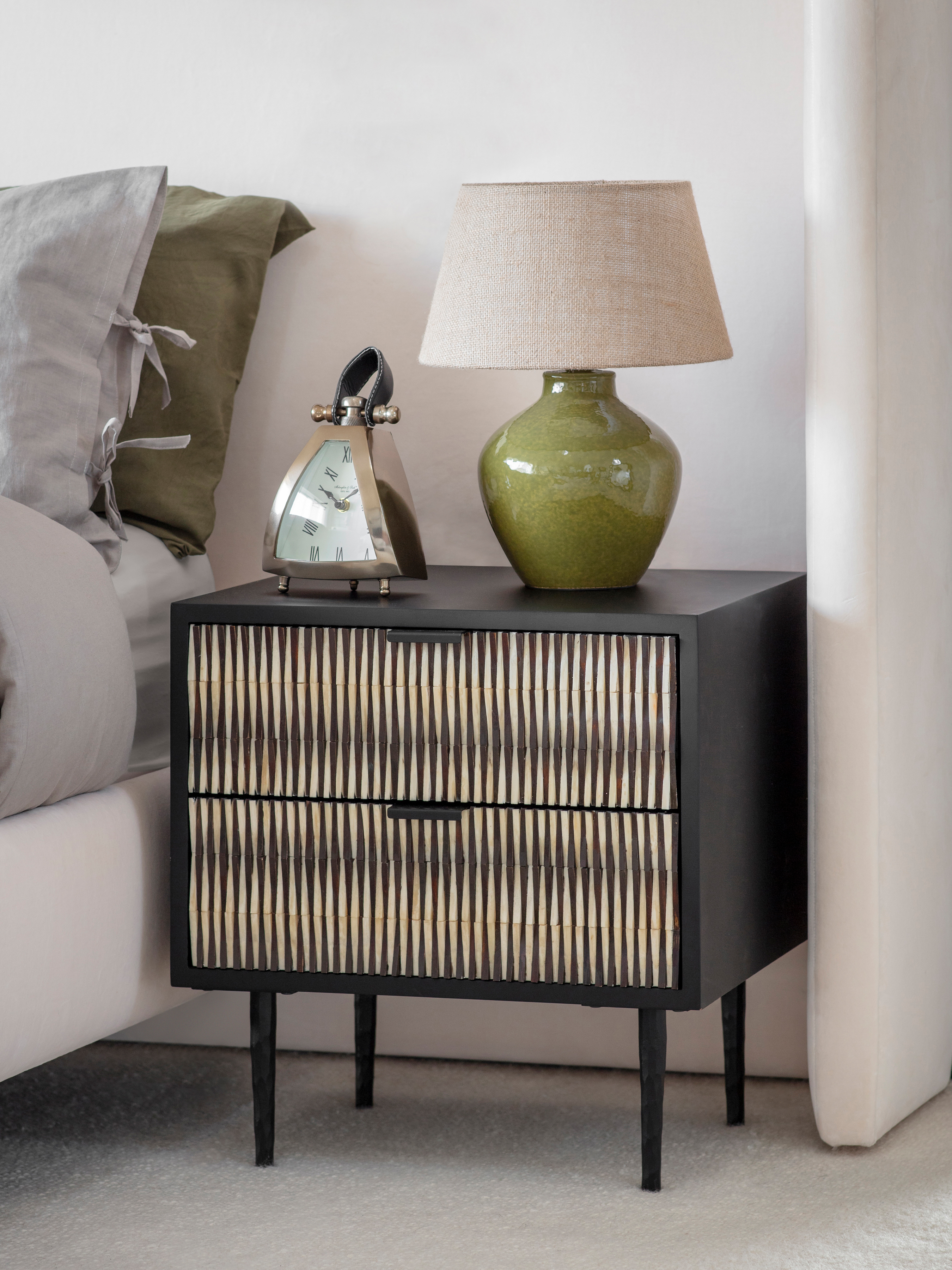 Imperia Bone Inlay Bedside