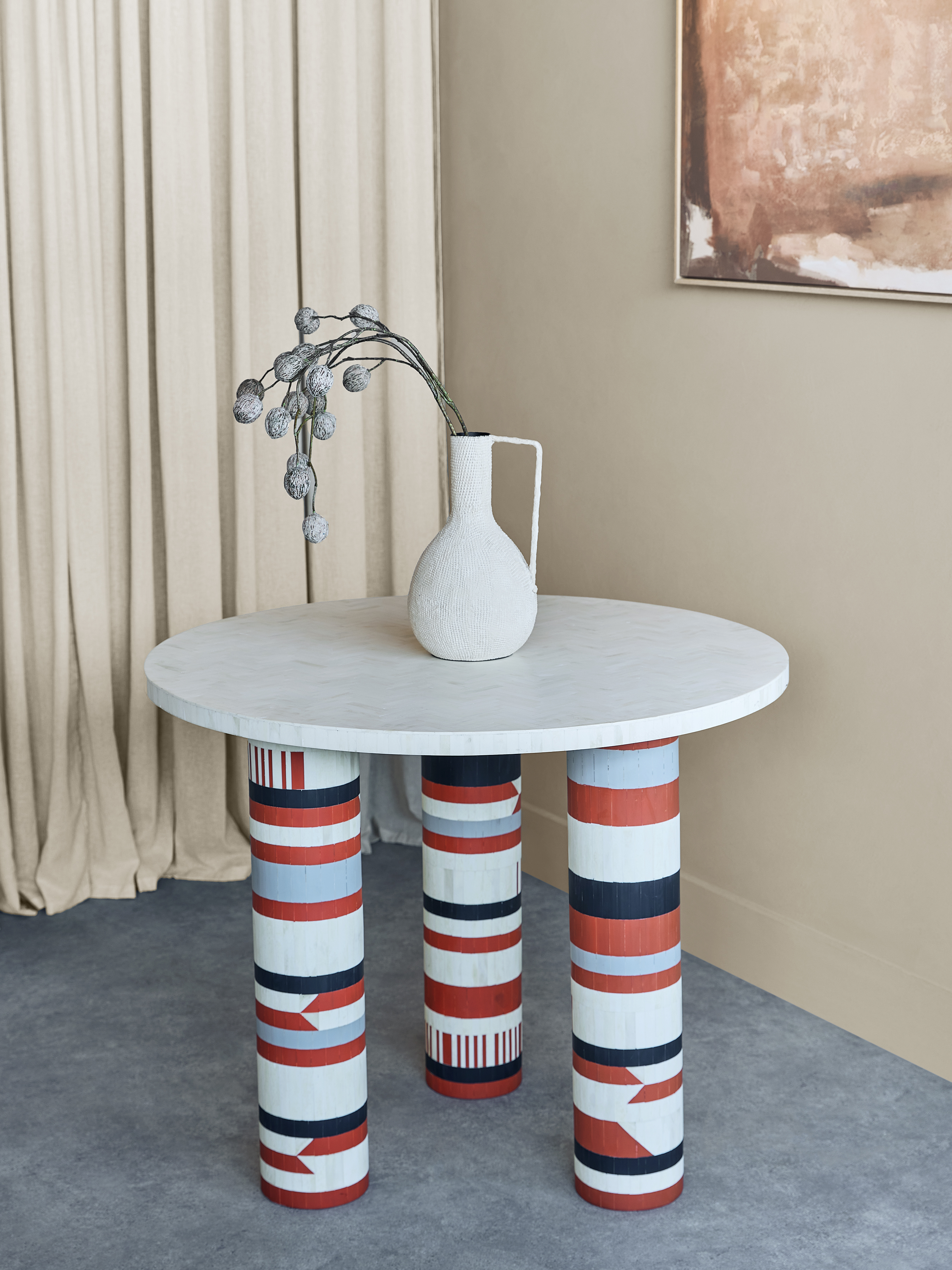 Coco Hall Bone Inlay Dining Table