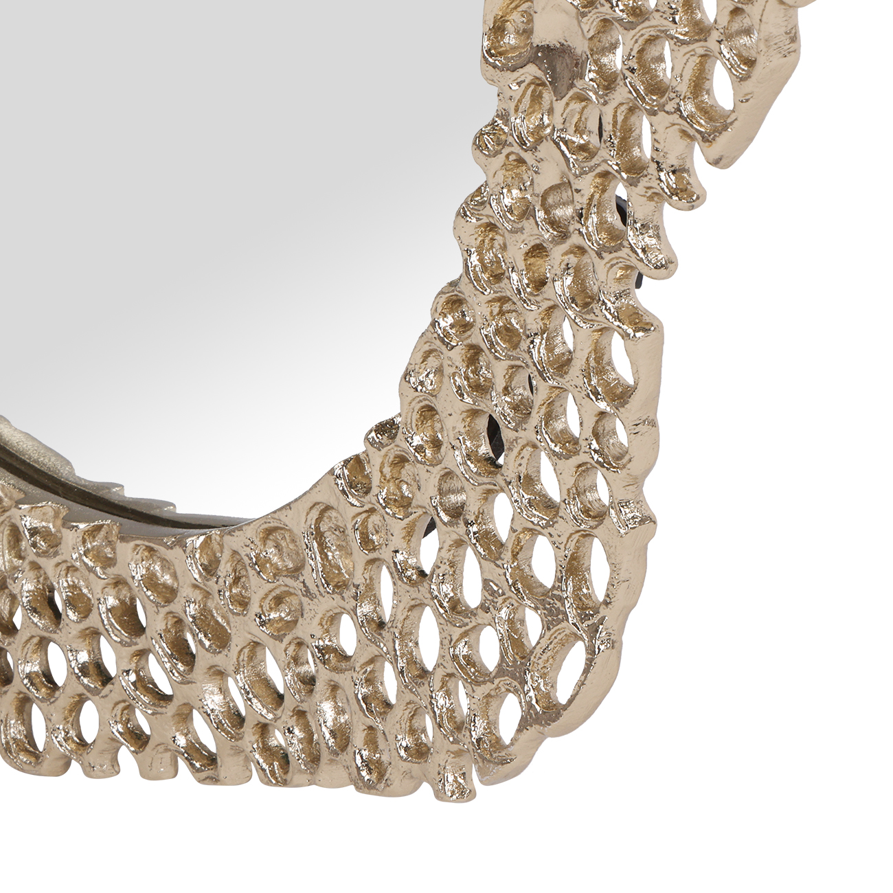 Miel Cast Aluminium Mirror Medium