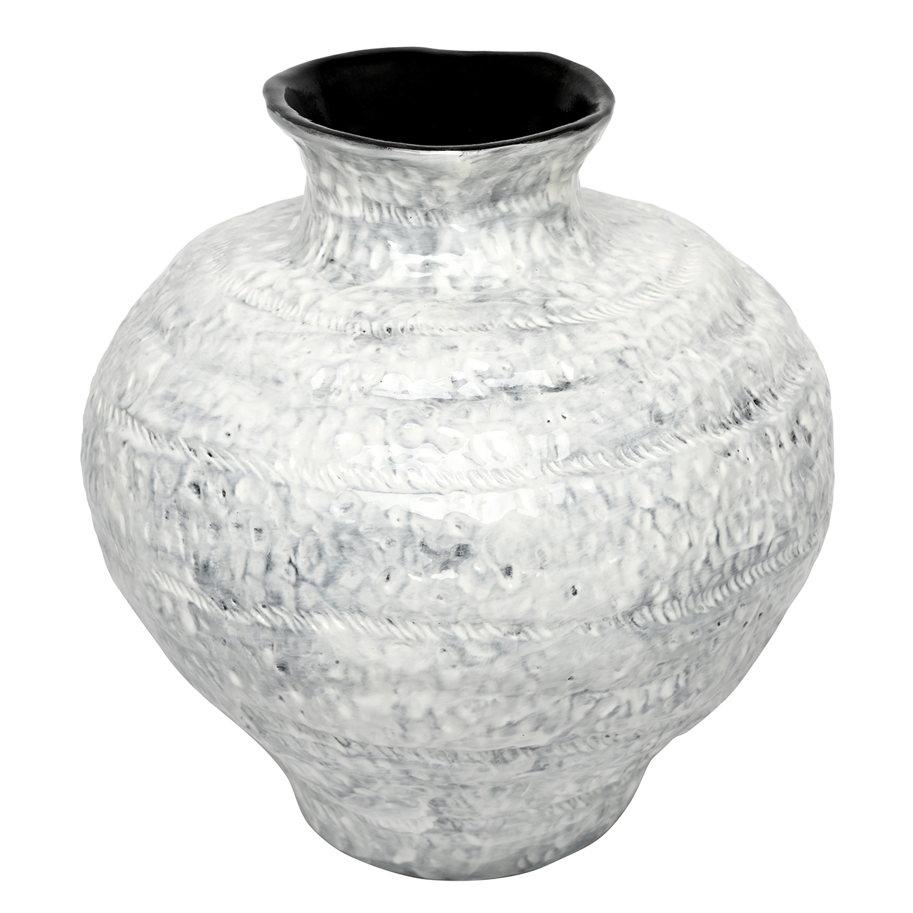 Promotion - Lunel White Glazed Vase Large