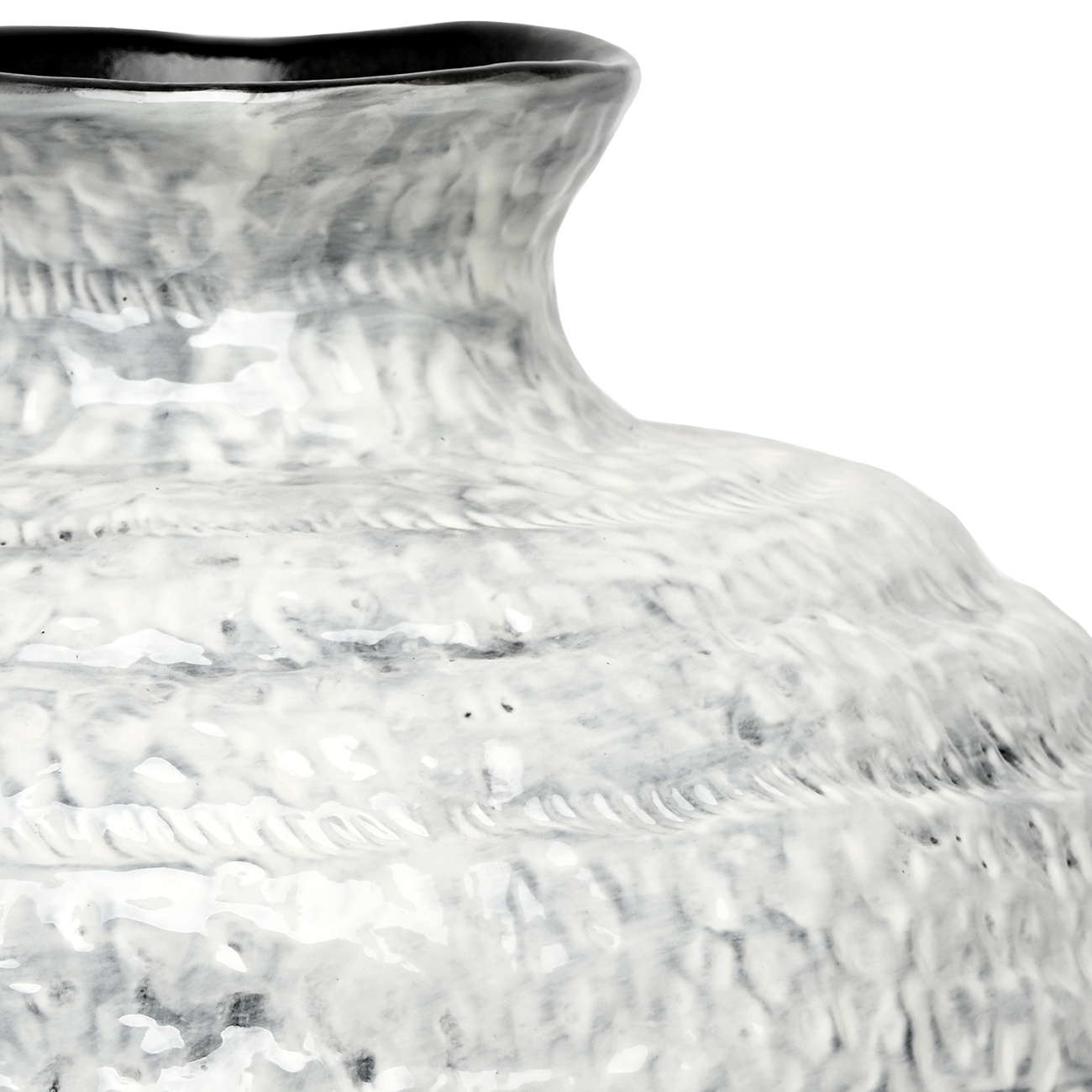 Promotion - Lunel White Glazed Vase Large