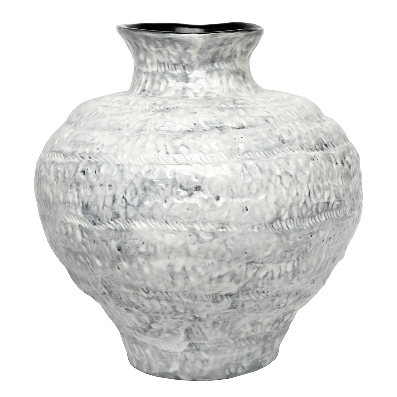 Lunera White Glazed Vase Large by Ora Designs | Style Our Home