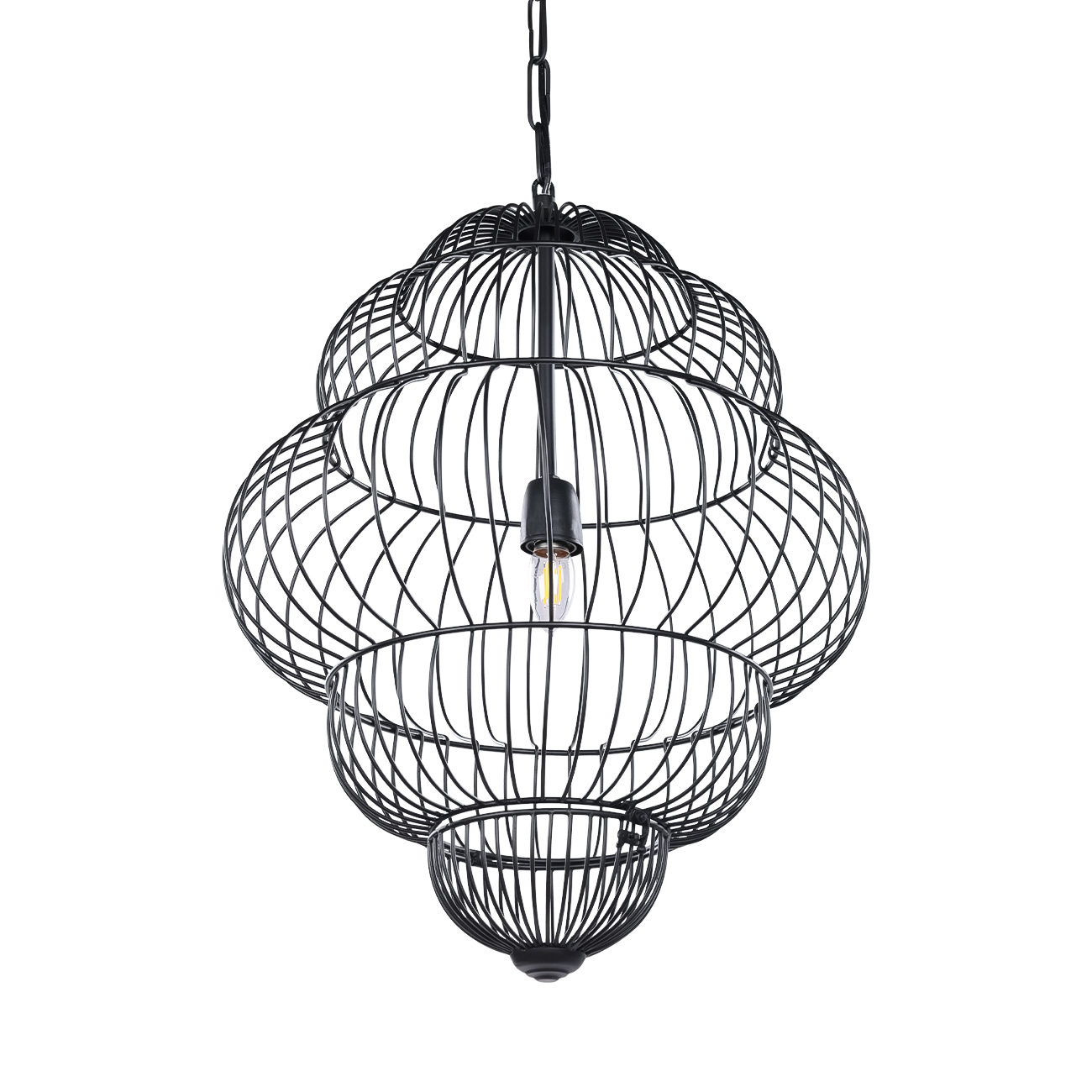 Mira Tiered Cloud Wire Pendant
