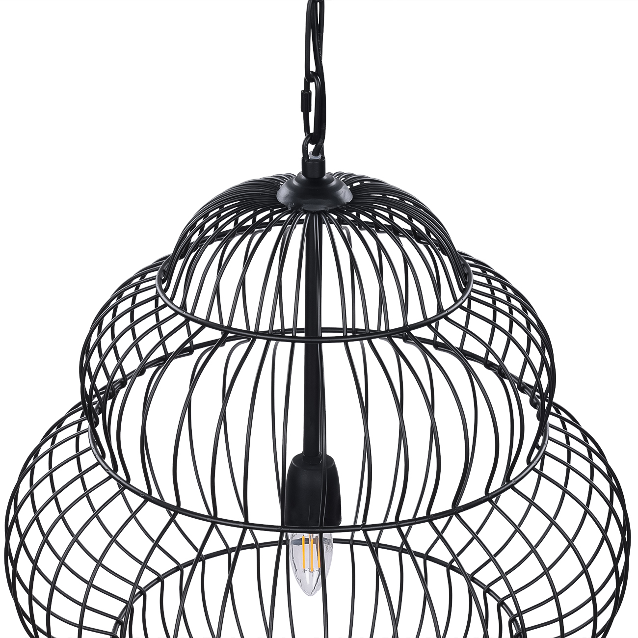 Mira Tiered Cloud Wire Pendant