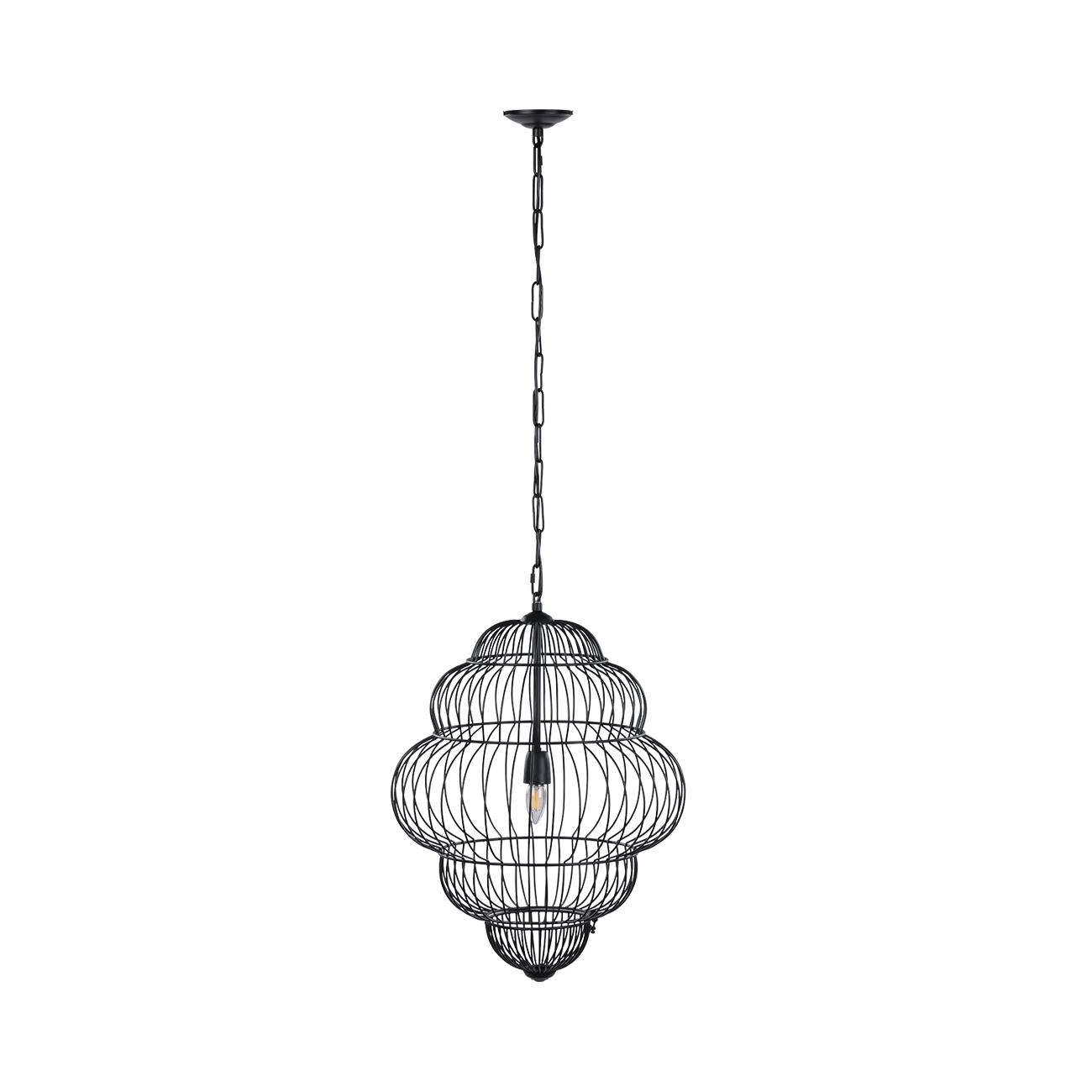 Mira Tiered Cloud Wire Pendant