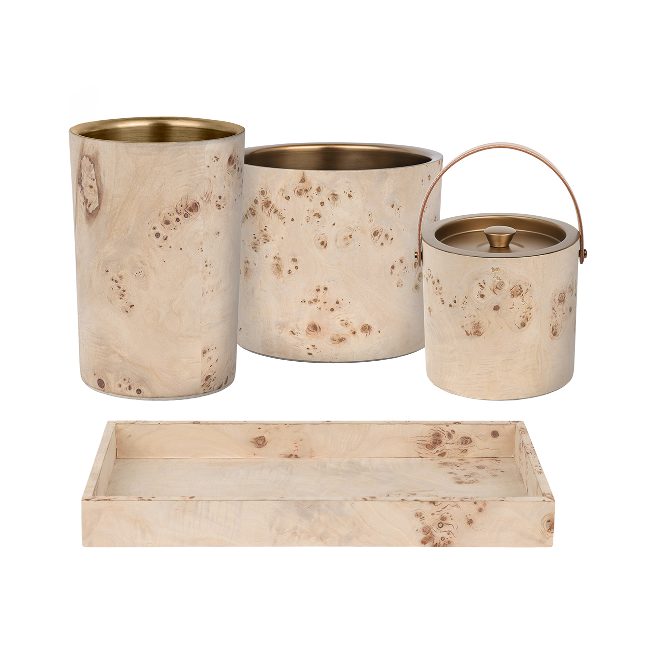 Burl Ice Bucket