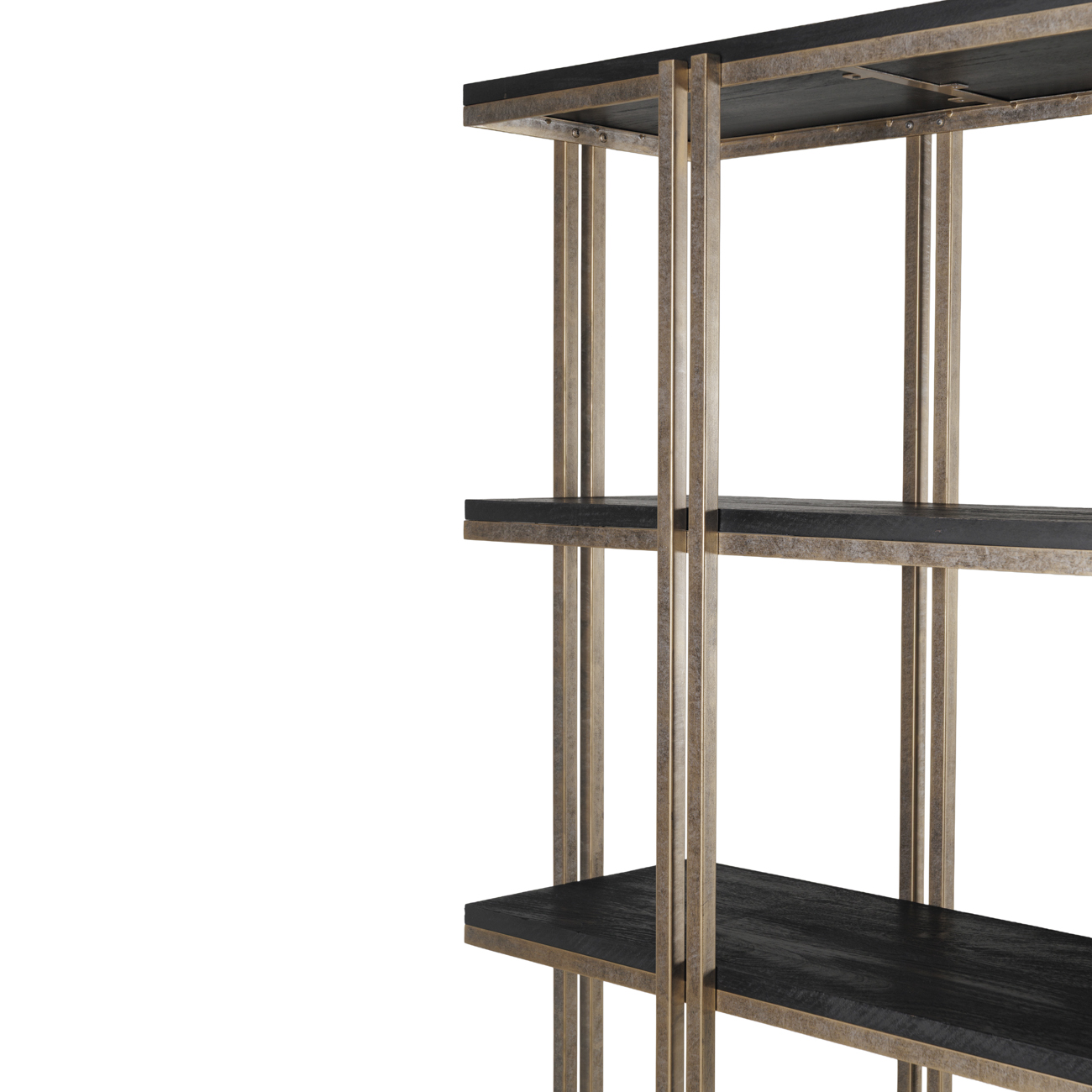 Dalston Sandblasted Mango Wood Shelving Unit