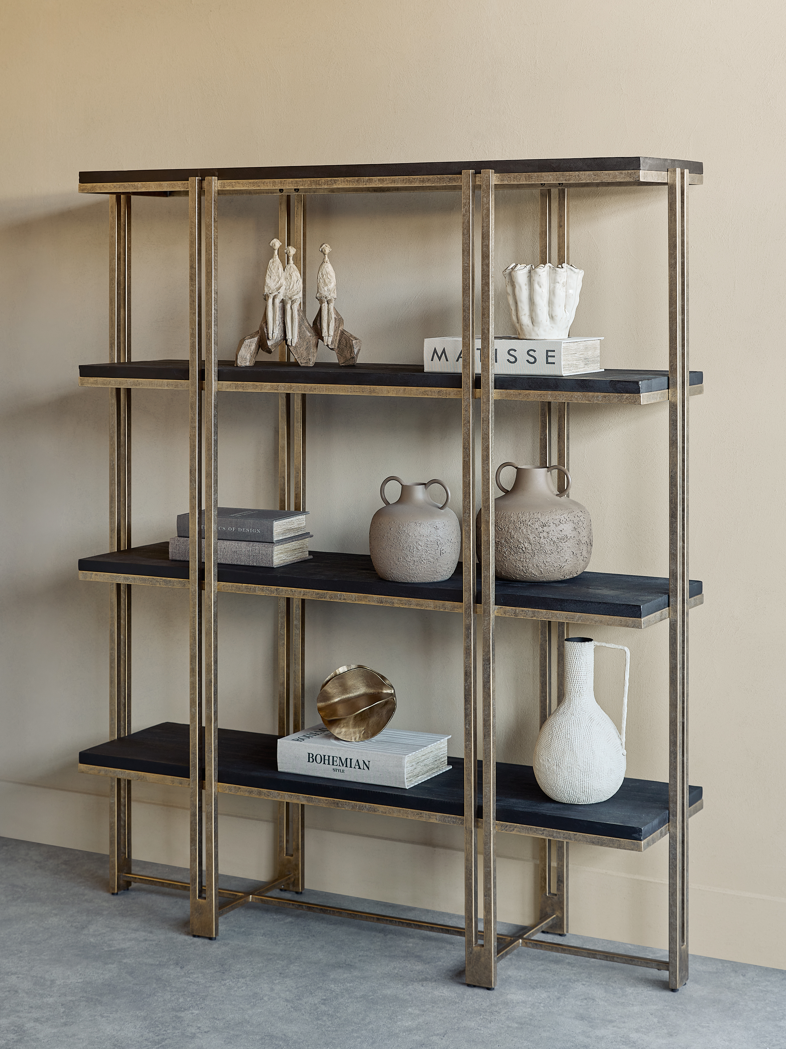 Dalston Sandblasted Mango Wood Shelving Unit