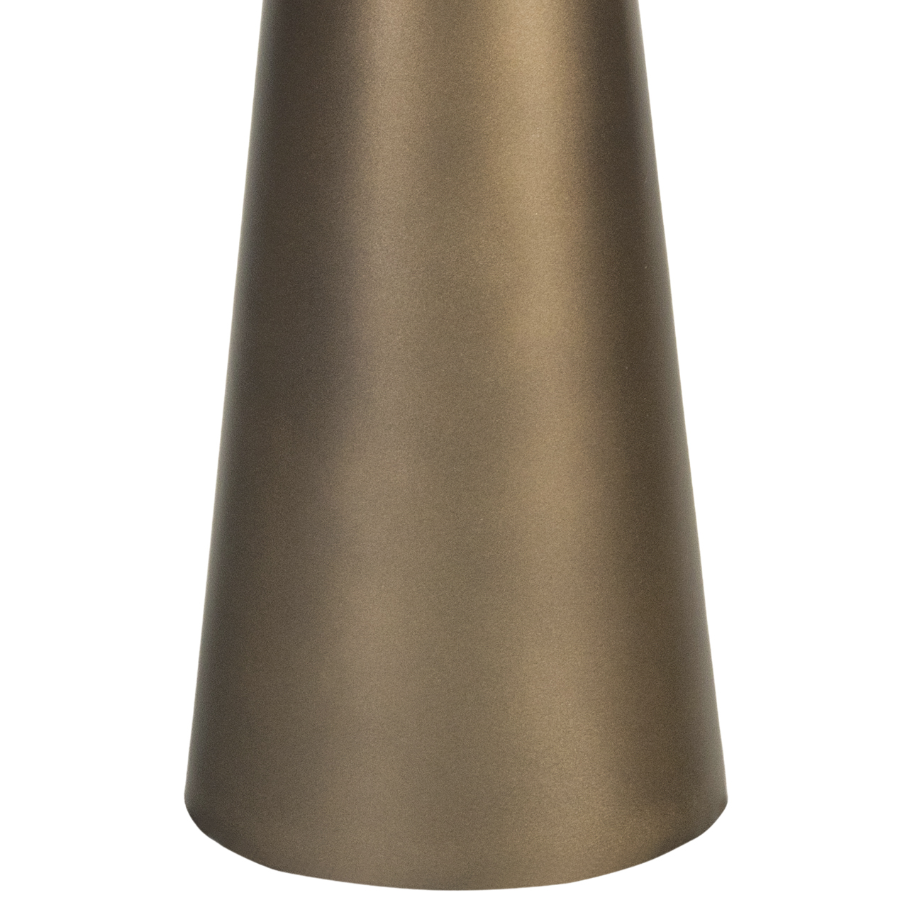 Southbourne Smoked Gold Floor Hurricane 80cm