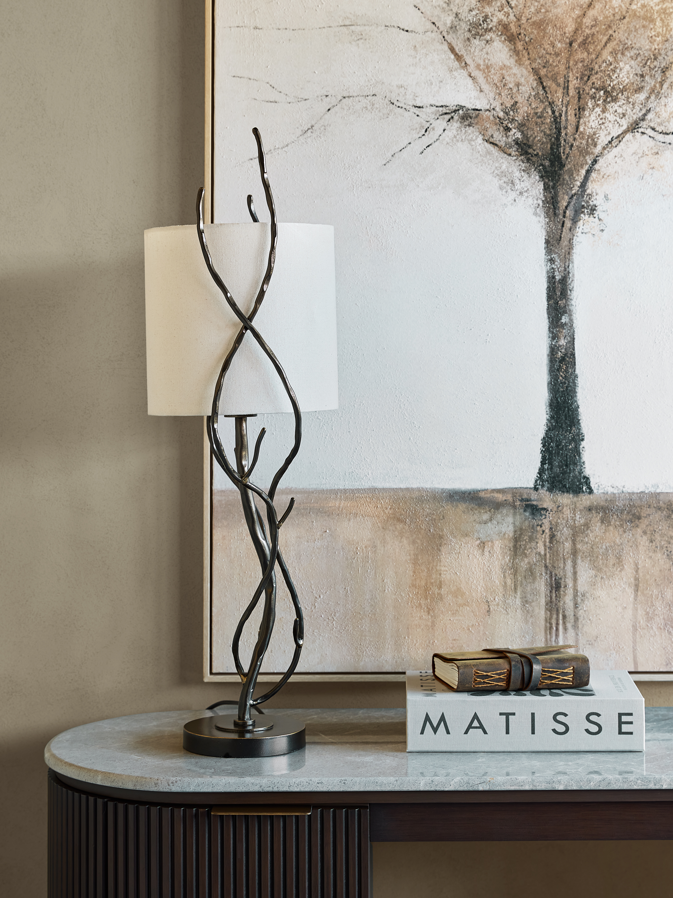 Ember Iron Table Lamp 70cm