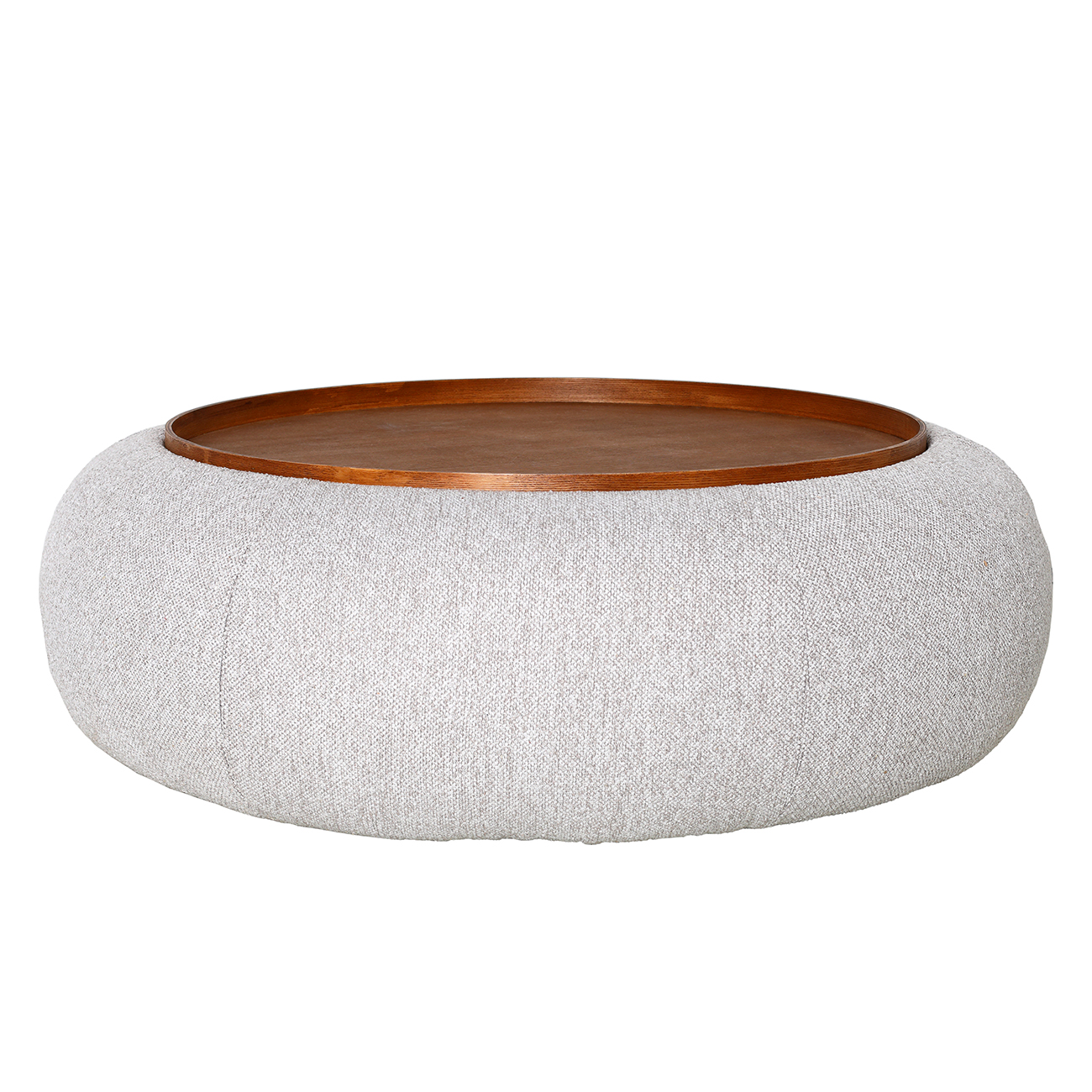 Gensora Ottoman in Oatmeal Large 100cm by Ora Designs | Style Our Home