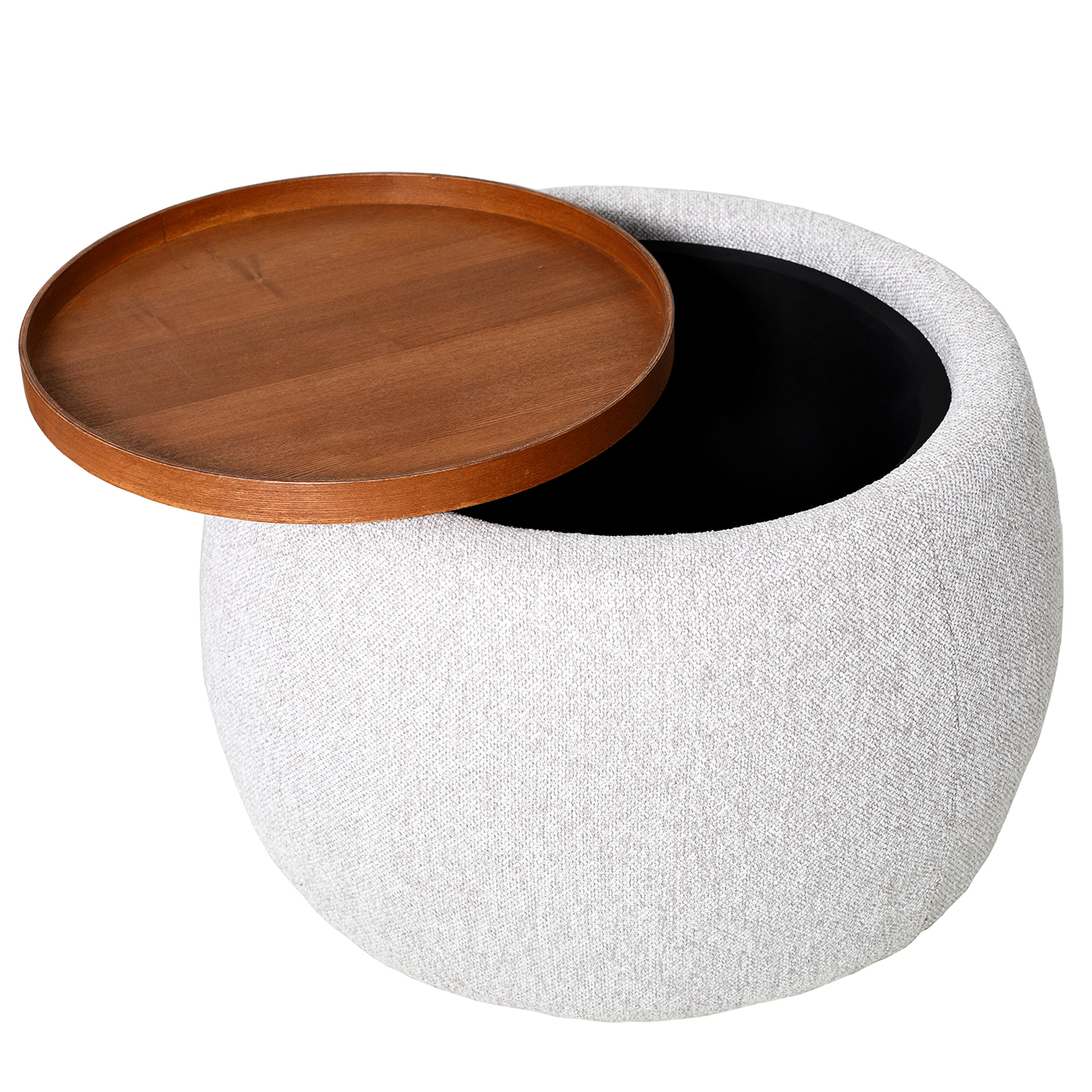 Gensen Ottoman in Oatmeal Small 70cm