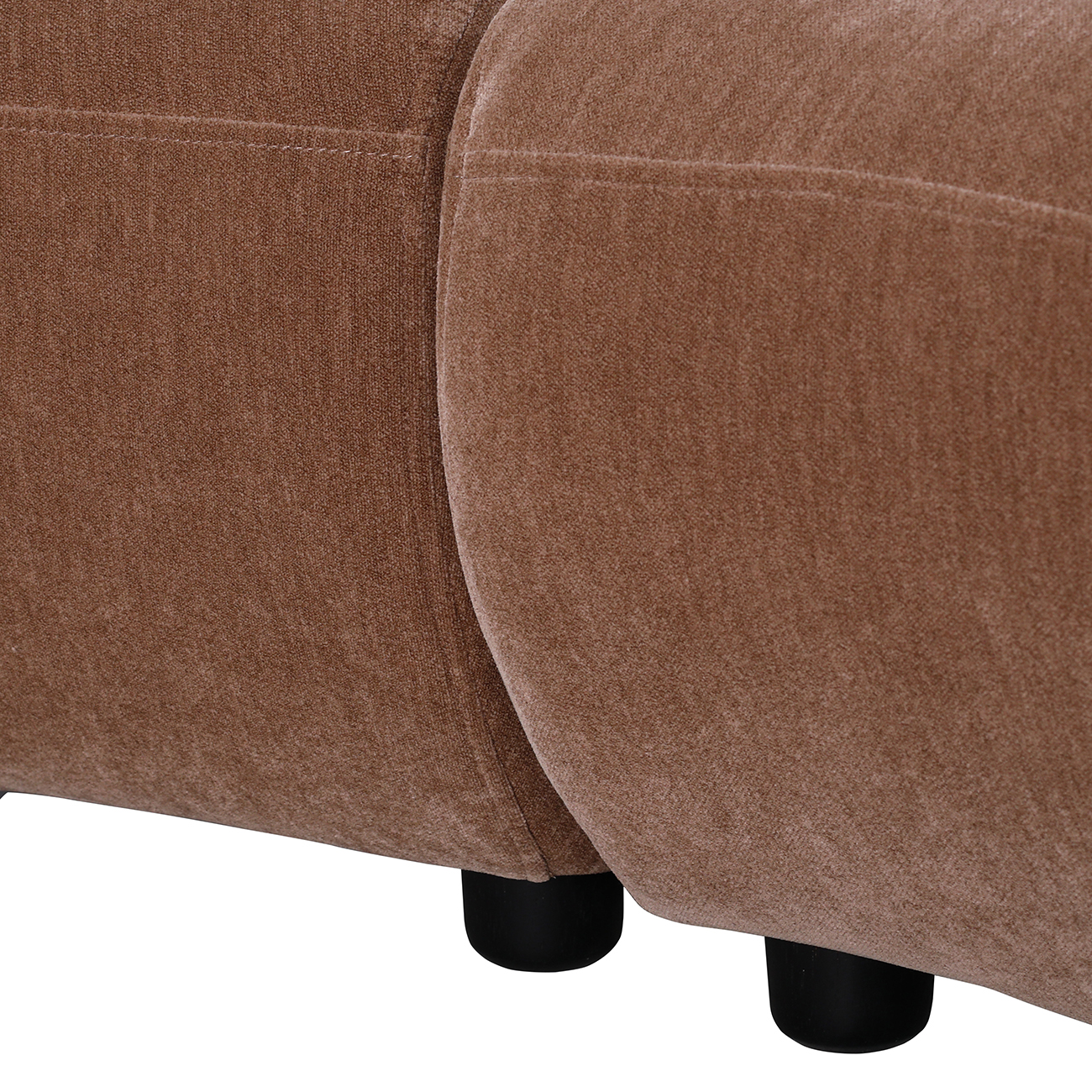 Eden Modular Sofa in Mocha Velvet