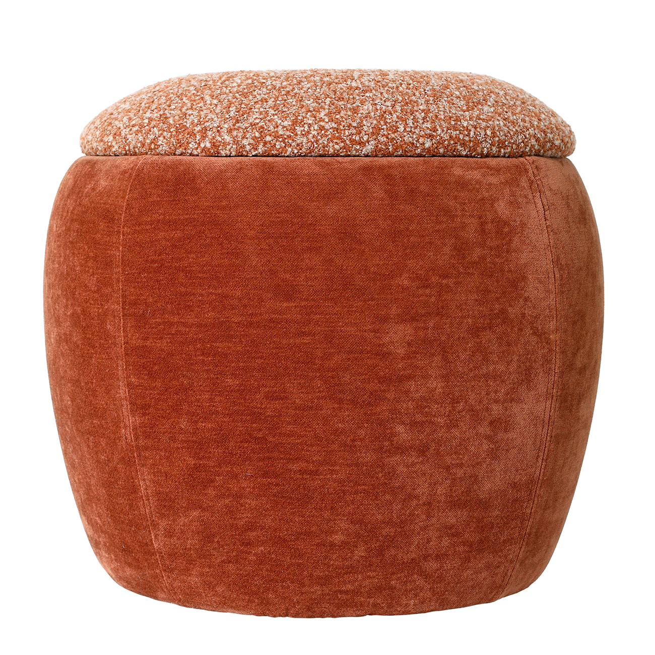 Clemora Storage Stool Terracotta by Ora Designs | Style Our Home
