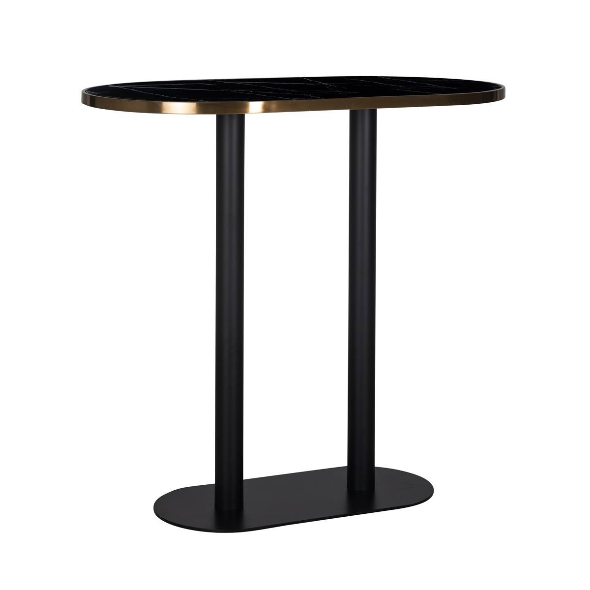 Zenza Black Oval Bar Table by Richmond Interiors | Style Our Home 