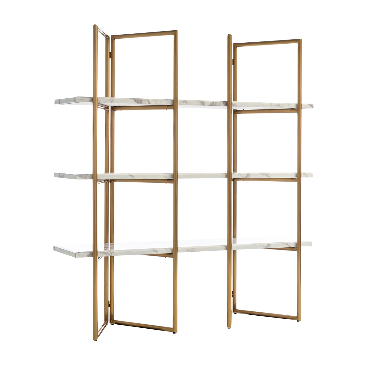 Lagrand Gold 3 Shelf Display Unit by Richmond Interiors | Style Our Home